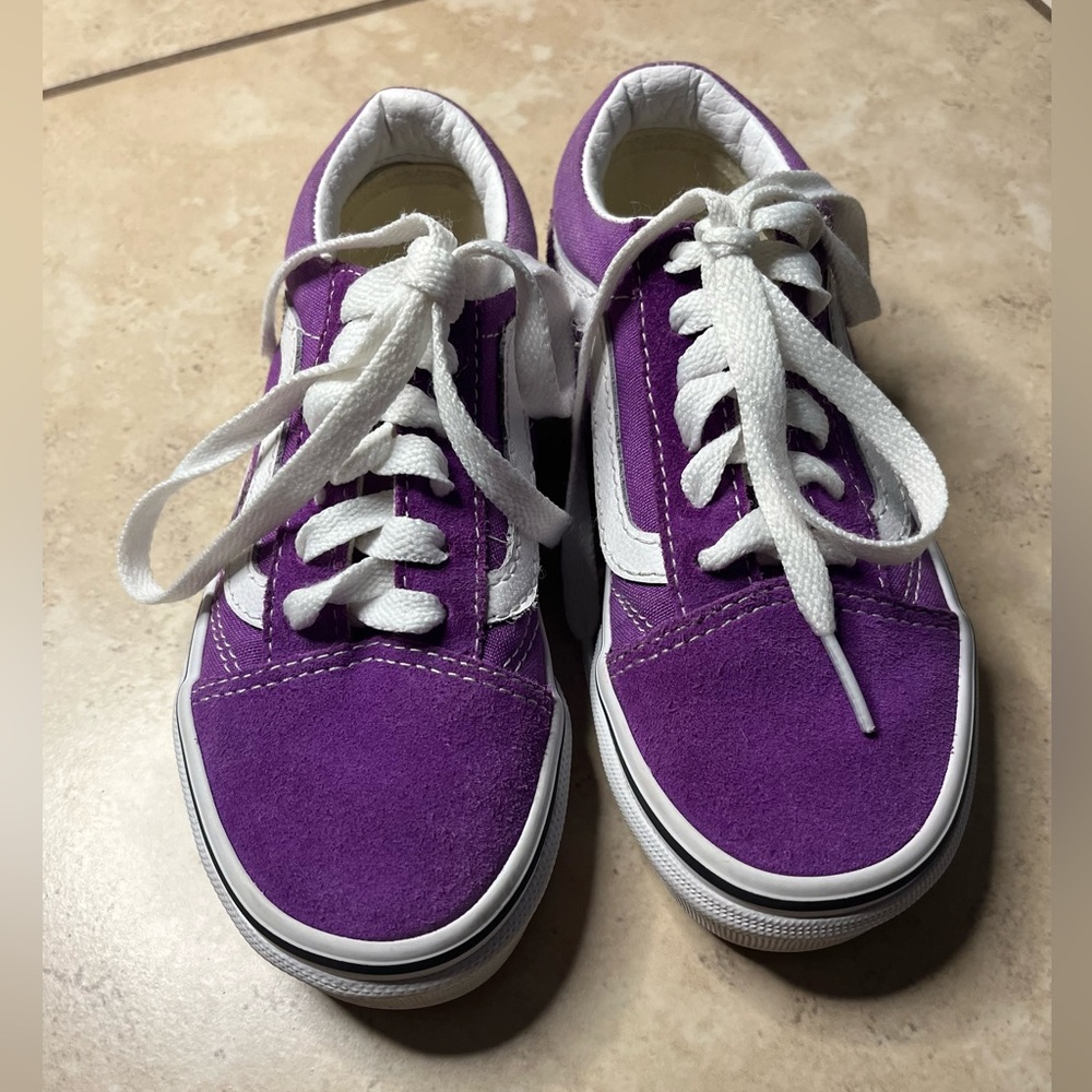 Vans Purple 11.5 US Kids Shoes